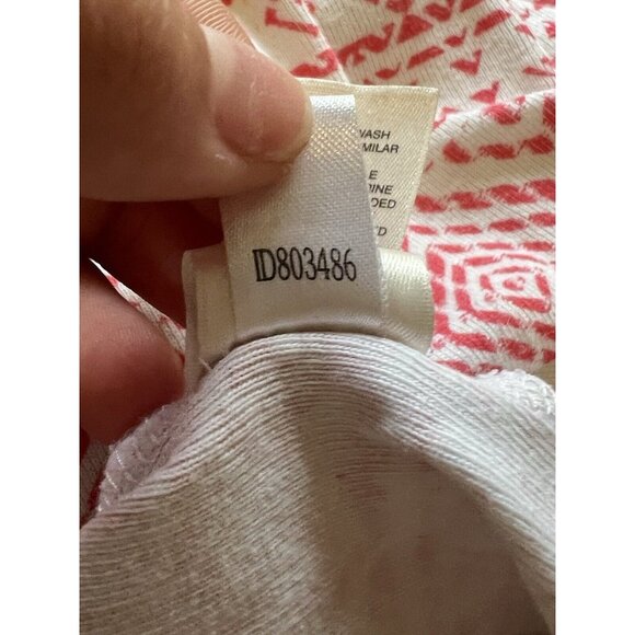 Chicos Size 0  Pink Aztec The Ultimate Tee Cotton‎ Shirt Modern Comfy Loungewear - Picture 12 of 13